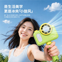 Portable Multifunctional Mini Fan with Cooling Pad for Neck, Clip-on, Desk, Car, Outdoor Use