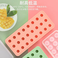 Silicone Sphere Ice Cube Tray with Lid for Mooncakes, Dumplings, and Candy Making