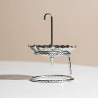 Creative Lotus Umbrella Tea Infuser Stainless Steel Tea Strainer with Optional Wooden Base