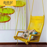 Leisure Hanging Basket Chair Outdoor Swing Balcony Villa Garden Indoor Single Rattan Lounger