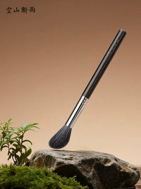 GP02 Multifunctional Highlight Blush Setting Powder Makeup Brush with Smooth Animal Wool Bristles