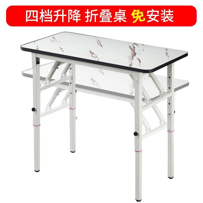 Foldable Height-Adjustable Dining Table for Small Spaces, Multifunctional Retractable Outdoor Stall Table