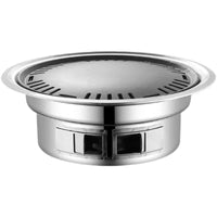 Portable Stainless Steel BBQ Grill for Outdoor and Indoor Use, Charcoal Smoker for Home and Commercial Grilling