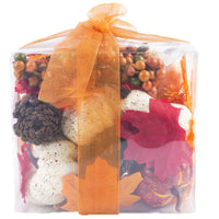 Autumn Harvest Maple Leaf Pumpkin Pinecone Wheat Sheaf Outdoor Decor Gift Box