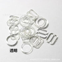 Plastic O-Ring and Slider Adjusters for Bra Straps and Lingerie