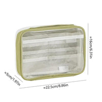 Multi-layer Transparent Mesh Pencil Case, Large Capacity Stationery Organizer for School Supplies