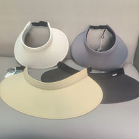 Unisex UV Protection Sun Visor Hat with Wide Brim for Outdoor Activities