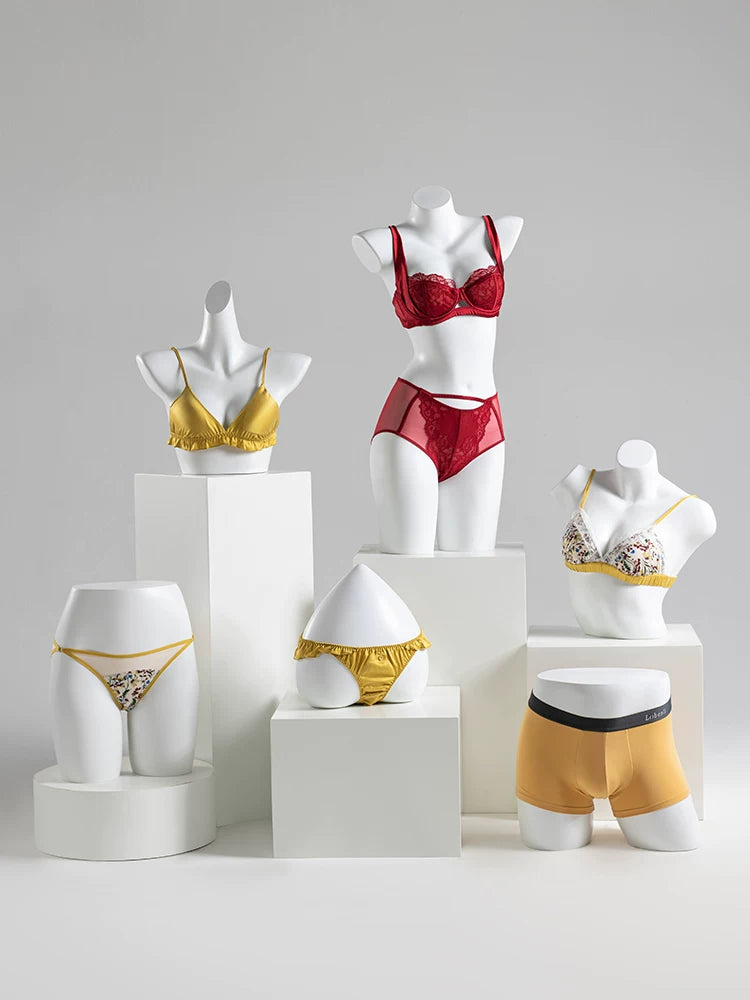 Female Mannequin Torso for Underwear and Bras, Retail Display Stand