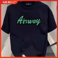 Men's Short Sleeve T-Shirt, Loose Fit Crew Neck with Print