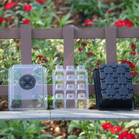 Seedling Starter Trays with Lids, Reusable Plant Germination Trays for Garden, Greenhouse, and Hydroponics