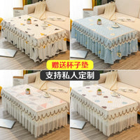 Fabric Coffee Tablecloth Dining Table Cover Bedside Cabinet Dust Cover TV Cabinet Multi-purpose Towel Rectangular Living Room Decor