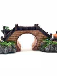 Aquarium Resin Bridge Ornament for Fish Tank Landscaping