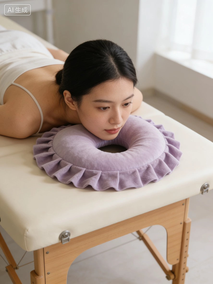 U-Shaped Massage Face Pillow for Spa and Salon Beds