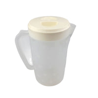 Large Capacity Cold Water Pitcher with Lid for Refrigerator, Heat-Resistant Plastic Beverage Dispenser for Home and Commercial Use
