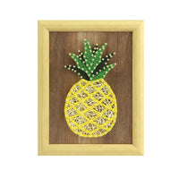 DIY String Art Kit for Adults & Kids, Creative Plant-Themed Nail & Thread Craft for Stress Relief, Desktop Decor