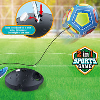 Weighted Base Soccer Training Ball with Elastic Rope for Indoor/Outdoor Agility Practice