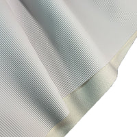 Embossed Semi-PU Faux Leather Fabric with Fine Stripe Pattern for Bags and Luggage, REACH Compliant, 16P Abrasion Resistant