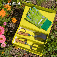 BerryBird Kids Gardening Tool Set for Planting and Soil Loosening