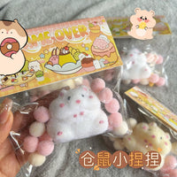 TPR Solid Hamster Squeeze Toy Stress Relief Cute Pet Cartoon Mouse