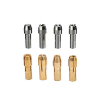 Electric Grinder Collet Chuck Set, Copper Four-Jaw Chuck with 4.8mm Tail Diameter, Grinding Core Accessories