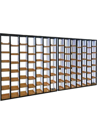 Retail Store Hat and Helmet Display Rack with Multi-layer Shelves