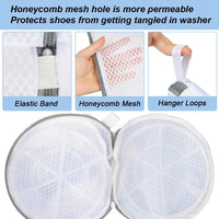 Honeycomb Mesh Laundry Bags for Delicates, Underwear, and Travel Organization