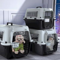 Airline Approved Pet Carrier for Cats and Small to Medium Dogs, Portable Travel Crate for Car and Air Travel
