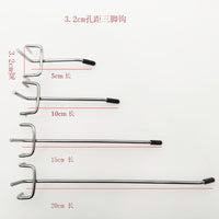 Pegboard Hooks with Rubber Caps for Retail Display and Storage