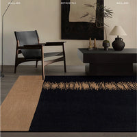Vintage Belgian Velvet Living Room Rug - Waterproof, Non-Slip, Wear-Resistant Floor Mat
