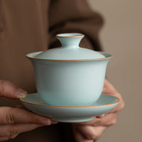 Ru Kiln Celadon Gaiwan Tea Set Accessories