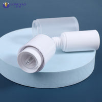 Airless Pump Bottle for Foundation Serum Sunscreen, Double-Layer AS Plastic, Refillable Travel Dispenser