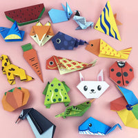 Kids' 3D Origami Paper Craft Kit with Video Tutorials, Educational DIY Toy for Preschoolers