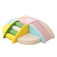 Baby Soft Play Climber and Slide Set for Early Learning and Sensory Integration