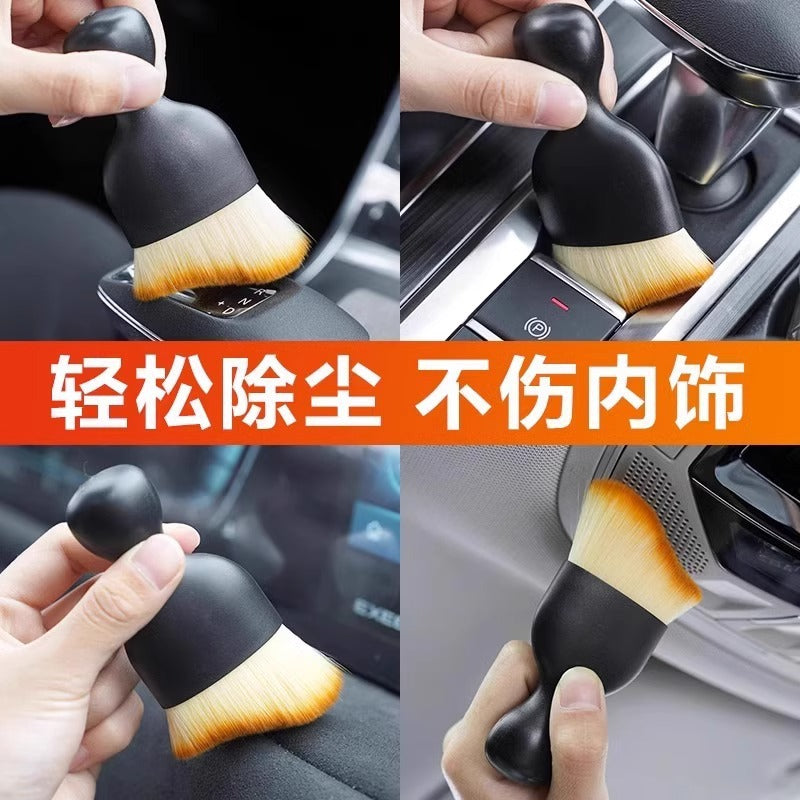 Car Interior Dust Cleaning Brush for Vents, Keyboards, and Auto Detailing