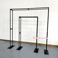 Wedding Arch Backdrop Stand Metal Flower Frame for Outdoor Ceremony Decoration