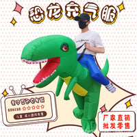 Inflatable Dinosaur Rider Costume for Halloween Role Play and Performances