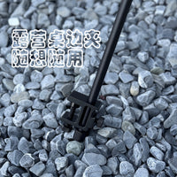 New Outdoor Camping Lamp Stand Desktop Storage Rack Portable Aluminum Alloy Light Pole Bracket Camping Accessories