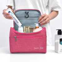 Waterproof Travel Toiletry Bag for Men and Women, Large Capacity Portable Organizer for Toiletries and Cosmetics