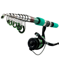 Telescopic Mini Fiberglass Sea Fishing Rod Portable Lure Casting Pole
