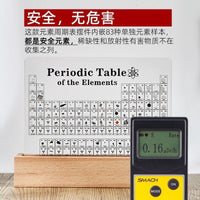 Periodic Table with Real Elements Embedded in Resin - Educational Display with Optional Light Base