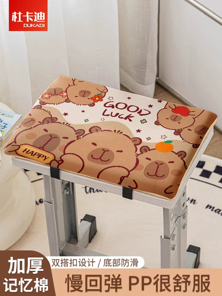 Memory Foam Seat Cushion for Students, Thickened Chair Pad for Classroom and Long Sitting