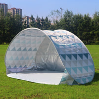 Automatic Pop-Up Beach Tent for 3-4 People - UV Protection, Quick Open, Sun Shelter for Fishing & Park