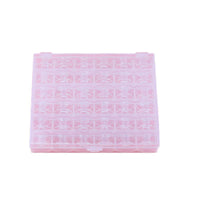Sewing Machine Plastic Transparent Bobbins and Storage Cases - Multi-purpose Thread Spools and Bobbin Boxes