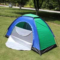 Portable Outdoor Camping Tent with Mosquito Net and UV Protection for Single or Double Occupancy