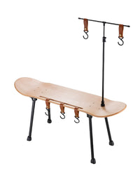 Portable Folding Camping Picnic Table with Lamp Post or Storage Bag