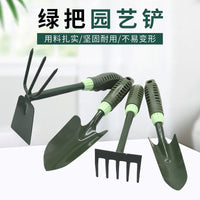 Garden Hand Trowel Set with Rubberized Handle for Planting, Weeding, and Cultivating