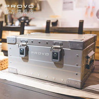 KUMAI Provo Lightweight Aluminum-Magnesium Alloy Car Trunk Storage Box for Outdoor Camping Gear