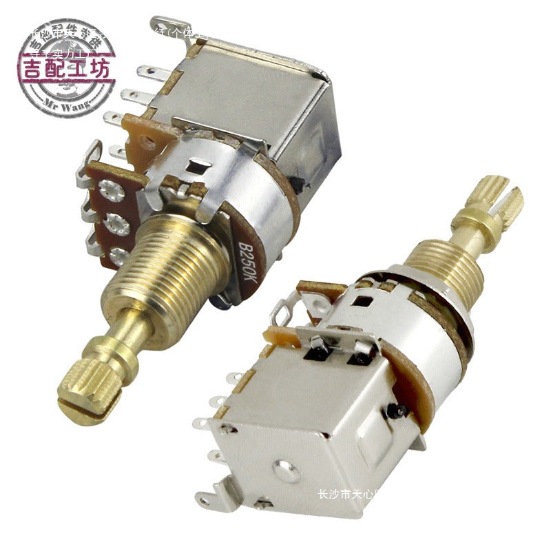 Electric Guitar Bass Push-Pull Potentiometer with Double-Layer Switch