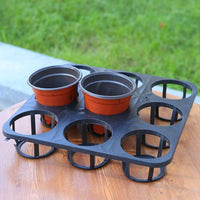 Orchid Seedling Tray with Multiple Holes for Breathable Potting, Succulent Planter Base