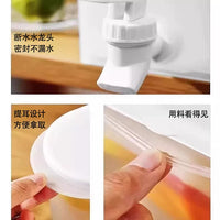Refrigerator Cold Water Pitcher with Faucet, 3.5L Large Capacity Beverage Dispenser for Home Use
